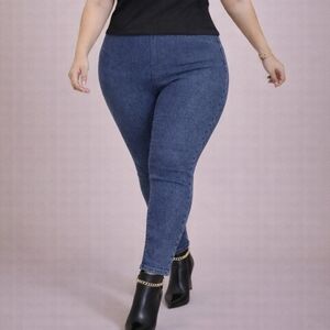 Faded Glory | Blue Sage Wash Jeggings | Soft Stretch Denim Look | Size XL